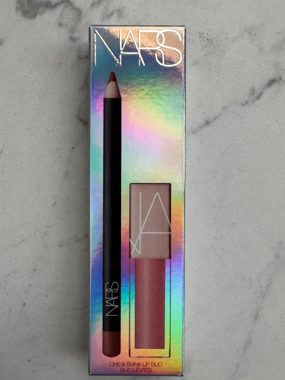 NARS LIMITED EDITION LINE & SHINE LIP DUO;—SPUNK / NYMPHO